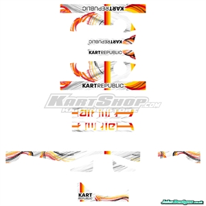 Stickers for X30 Head, Kart Republic